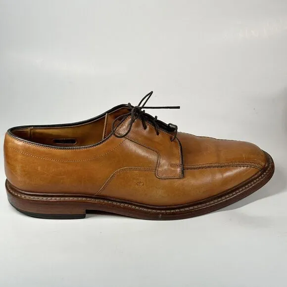 ALLEN EDMONDS Shoes Mens Size 11 D HILLCREST 5954 TAN Brown LEATHER Oxfords