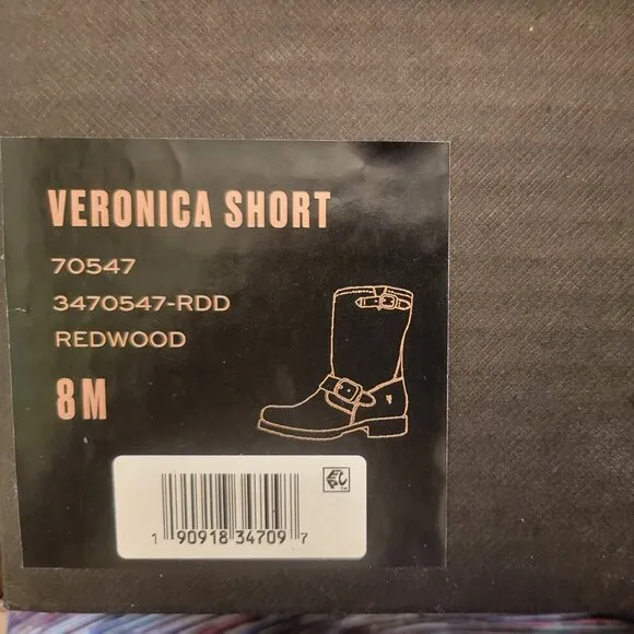 Almost New Veronica Short Frye Boots