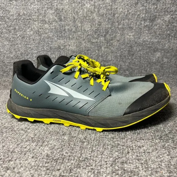 Altra Superior 5 AL0A546Z020 Sneakers Men's 13 Blue Steel Lace Up Running Shoes
