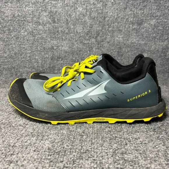 Altra Superior 5 AL0A546Z020 Sneakers Men's 13 Blue Steel Lace Up Running Shoes