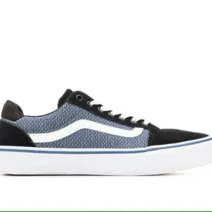 &quot;NEW&quot; Men's Vans Ward‎ Deluxe Skate Shoes- Black/Bijou Blue- Size 10