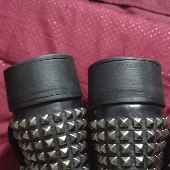 &quot;Steve Madden&quot; Tall Studded Moto Boots
