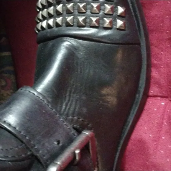 &quot;Steve Madden&quot; Tall Studded Moto Boots