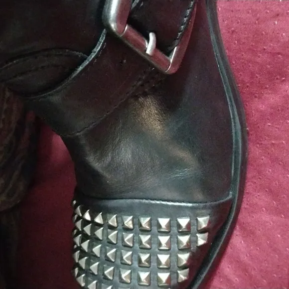 &quot;Steve Madden&quot; Tall Studded Moto Boots
