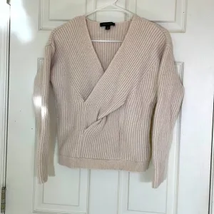 Ann Taylor Cream Beige Long Sleeve Warm &amp; Cozy Sweater Size Small