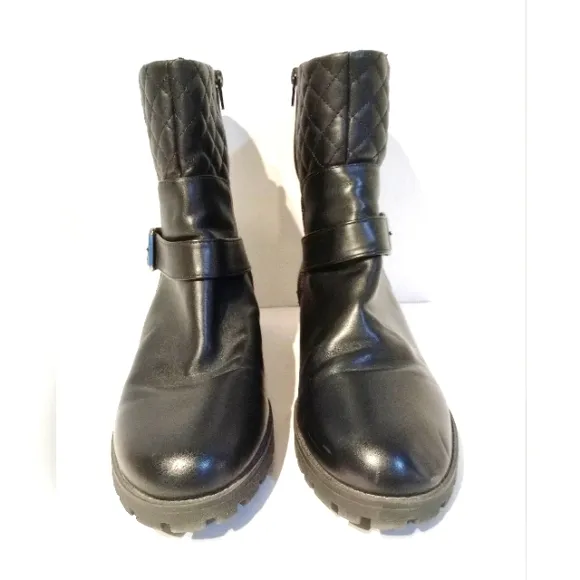 Anne Klein AK Sport Black Short‎ Boots sz. 10