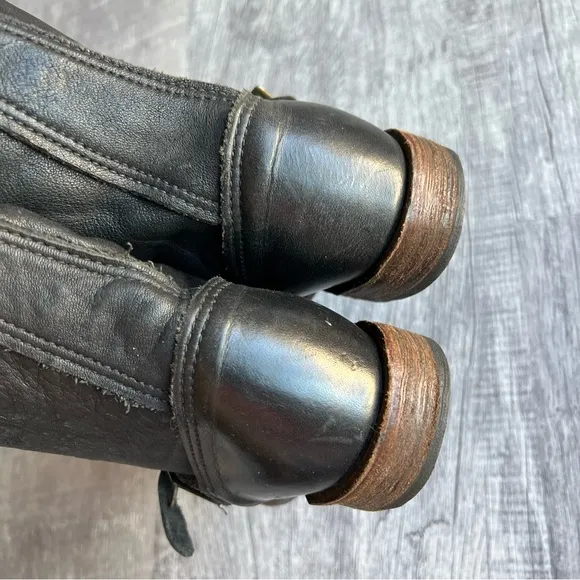 Anouk Women’s Tall Boots Military Button Up Size 8
