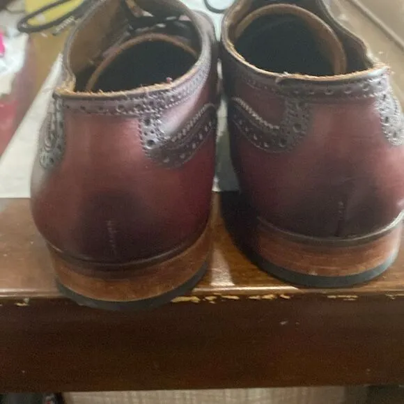 Antonio Maurizi Oxford Mens Shoes Size 11.5 see pics for wear on bottom
