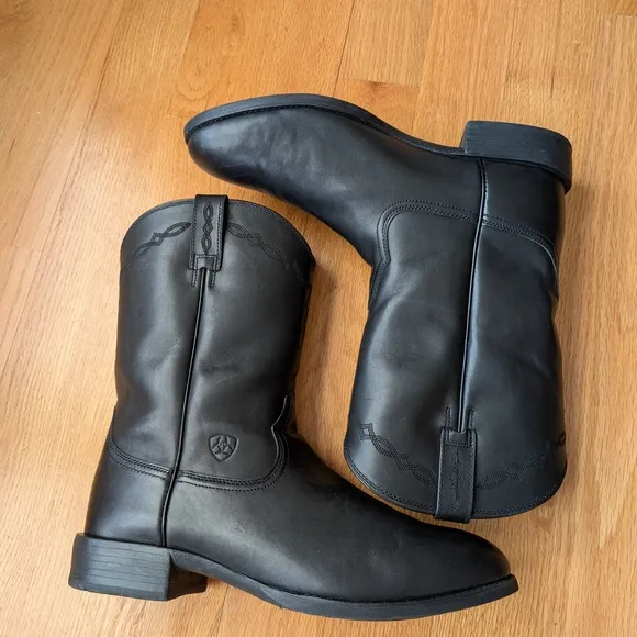 Ariat Heritage Roper Boots Mens Size 13D Black