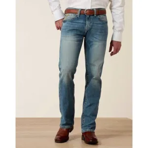Ariat Mens M7 Slim Fit Low Rise Straight Leg Blue Jeans in Shasta 40x34 MSRP $87