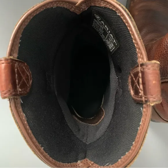 Ariat Sierra H20 Waterproof ATS Leather Goodyear Welt Work Boots 10D Brown