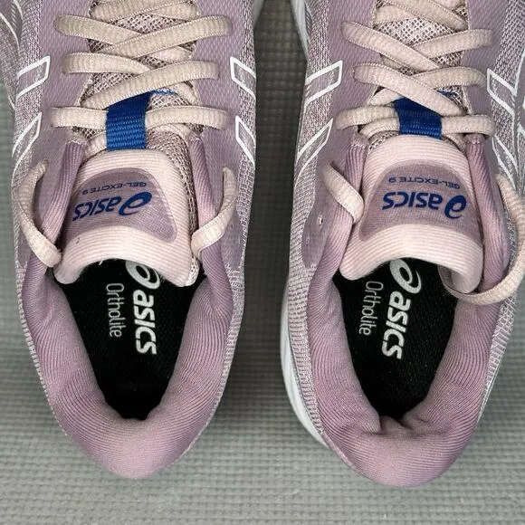 Asics Gel-Excite 9 Womens Size 8.5 Pink Running Shoes 1012B182 Athletic Sneakers