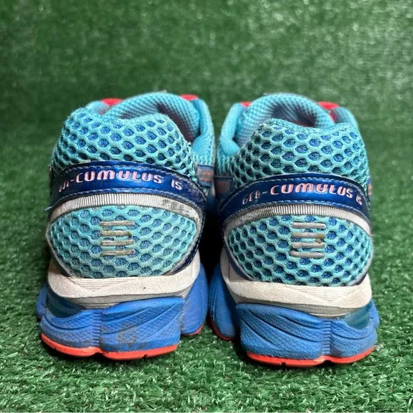 ASICS Gel-Nimbus 15 Blue Comfort Running Shoes Womens Size 8