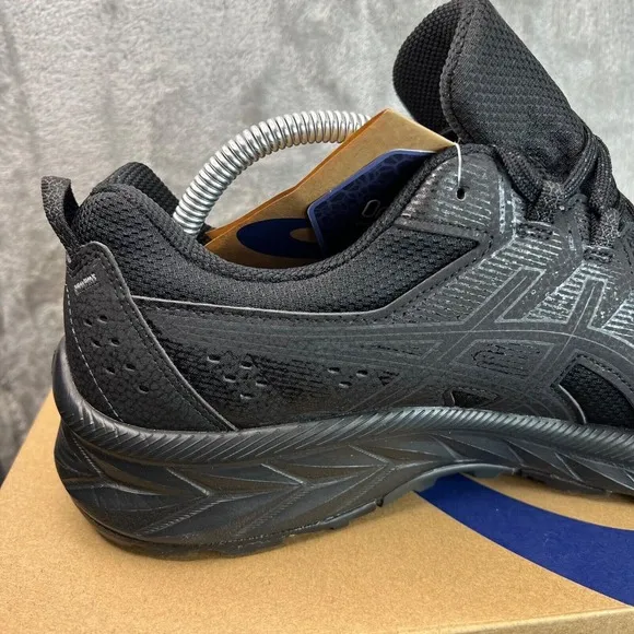 ASICS Gel Venture 9 Mens 10.5 Extra Wide Black Trail Running Shoes 1011B488-001