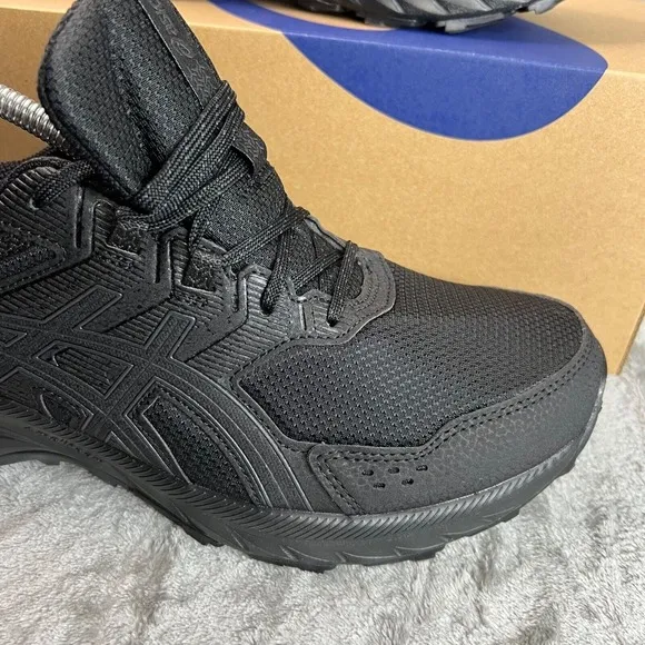 ASICS Gel Venture 9 Mens 10.5 Extra Wide Black Trail Running Shoes 1011B488-001