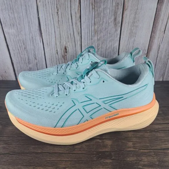ASICS Glideride Max Running Shoes Women's Sz 11.5 Soothing Sea Wave Teal (VGC)