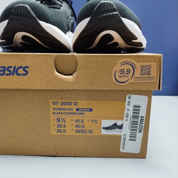 Asics GT-2000 12 Athletic Sneaker Shoes Womens Size 9.5 White Gray 1012B506