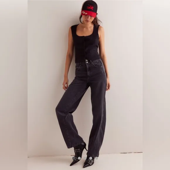 Aster Straight Leg Jeans NWOT asteroid