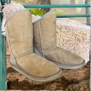 Australia Luxe Collective Cosy Short Ivory Sheepskin Boots