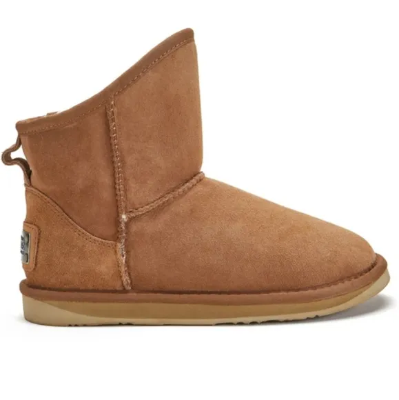 AUSTRALIA LUXE COSY XTRA SHORT CHESTNUT BOOTS