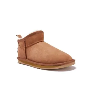 Australian Lux Cozy Ultra Short Boots in Chestnut.