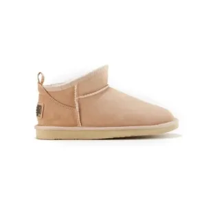 Australian Lux Cozy Ultra Short Boots in Sand.