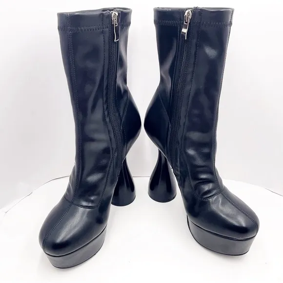 {Azalea Wang} Apollo Chunky Platform Ankle Bootie