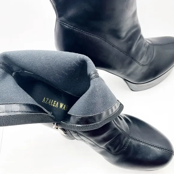 {Azalea Wang} Apollo Chunky Platform Ankle Bootie
