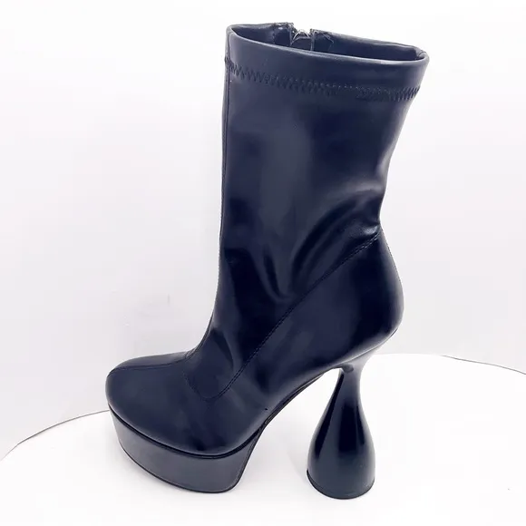 {Azalea Wang} Apollo Chunky Platform Ankle Bootie