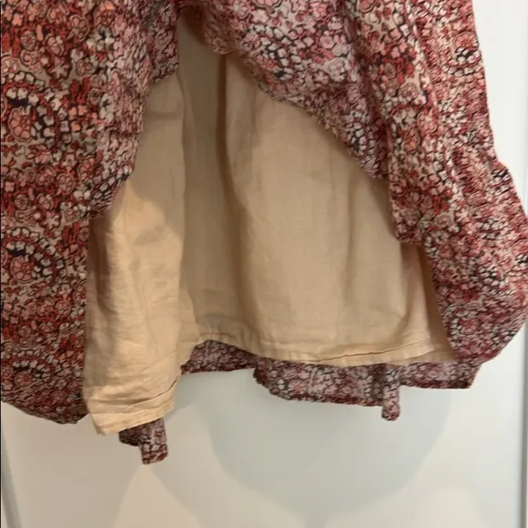 ba&amp;sh Floral Short Sleeve Dress