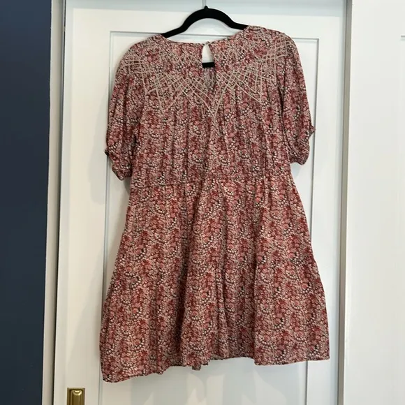 ba&amp;sh Floral Short Sleeve Dress