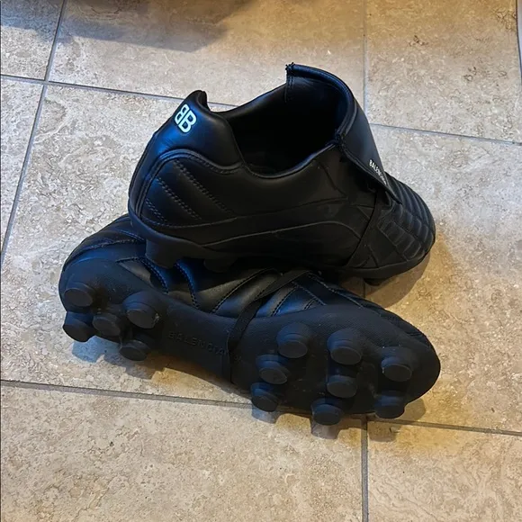 Balenciaga Black Quilted Slip-On Sneakers