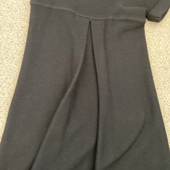 Banana Republic Black Cowl-Neck Sweater Dress, XS