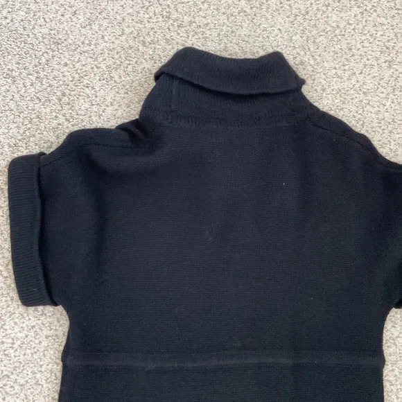 Banana Republic Black Cowl-Neck Sweater Dress, XS