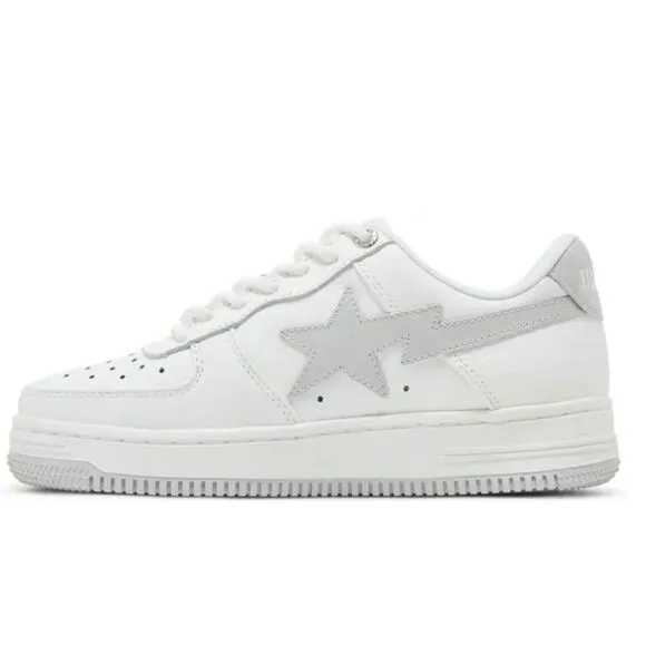 BAPE JJJJound x Wmns Bapesta 'White' SHOES WHITE SIZE 8.5 NEW WITH BOX