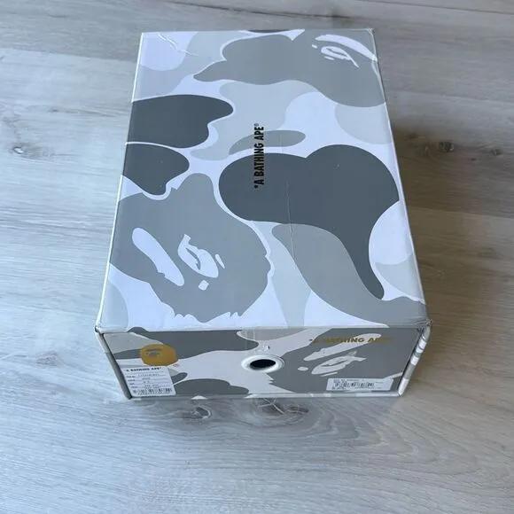 BAPE JJJJound x Wmns Bapesta 'White' SHOES WHITE SIZE 8.5 NEW WITH BOX