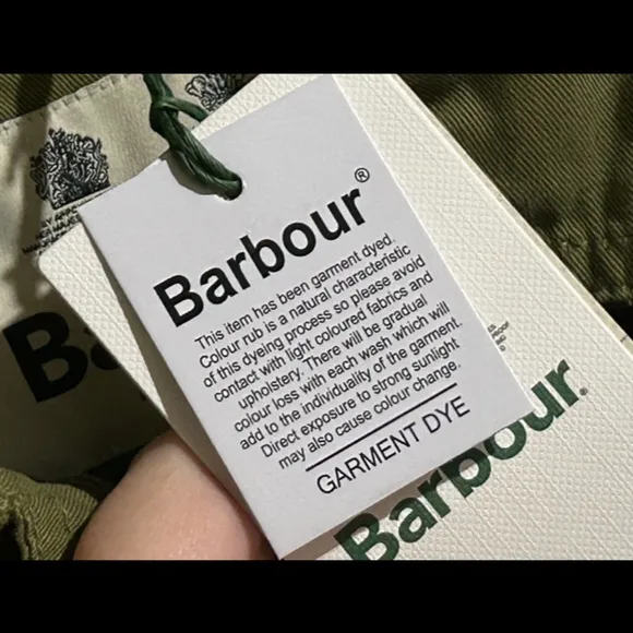 Barbour Zale Casual Jacket Olive Tree Green US Size 4 - NWT