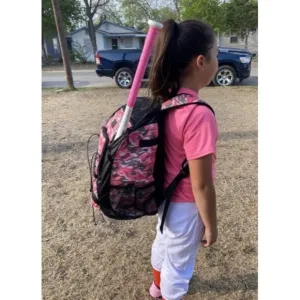 Baseball Backpack, Softball Bat Bag with Shoes Compartment for Youth