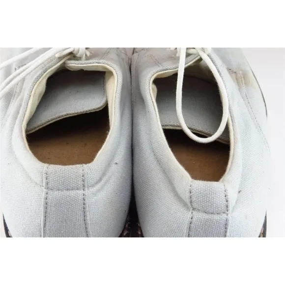 Bass Shoes Sz 10 D Gray Derby Oxfords Fabric Men‎