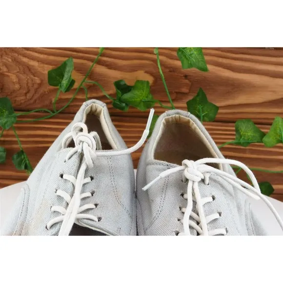 Bass Shoes Sz 10 D Gray Derby Oxfords Fabric Men‎