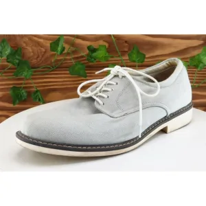 Bass Shoes Sz 10 D Gray Derby Oxfords Fabric Men‎