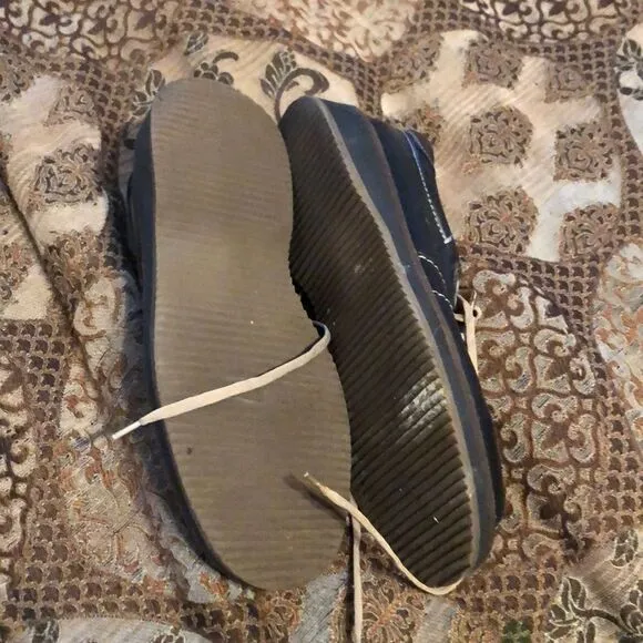 Bass black leather shoes excellent condition sz 10