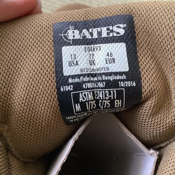 Bates Boots Ranger II Composite Toe men’s 13 E08693 NEW ASTM F2413-11