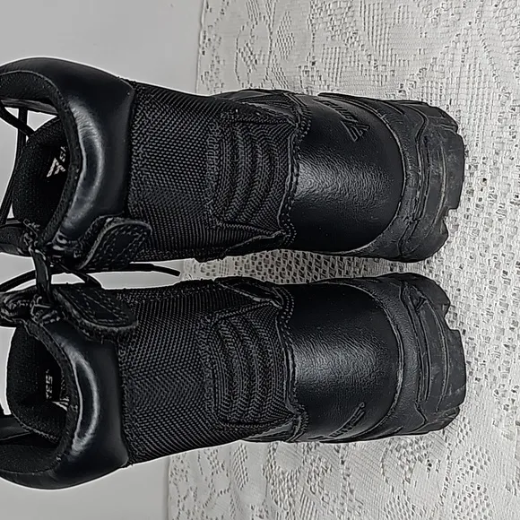 Bates combat military tactical moto motorcycle side zip high top boots sz 7.5
