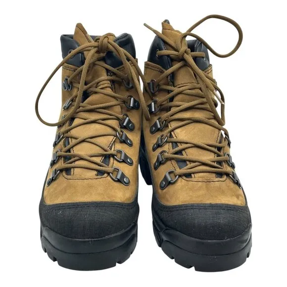 Bates E03400 6.5W Mens Gore-Tex Vibram Brown Suede &amp; Black Leather Hiking Boots