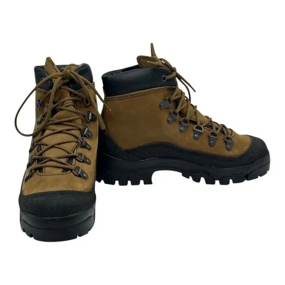 Bates E03400 6.5W Mens Gore-Tex Vibram Brown Suede &amp; Black Leather Hiking Boots