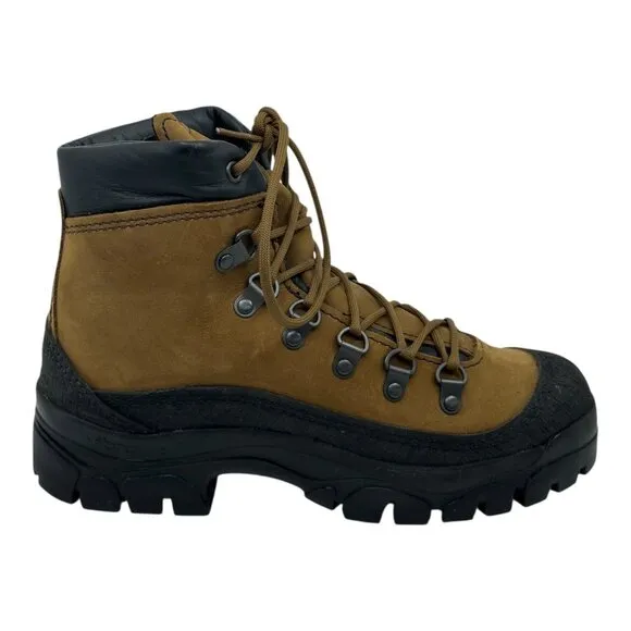 Bates E03400 6.5W Mens Gore-Tex Vibram Brown Suede &amp; Black Leather Hiking Boots