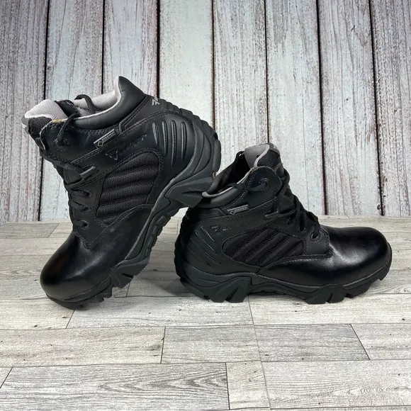 Bates GX 4 Gore Tex Boots Mens 8 Black Tactical Ankle Lace Up Work Military