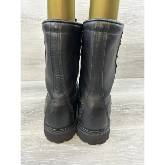 Bates Infrantry Combat Boots Army 01-D-0319  Black Gore-Tex Vibram Sole 9.5 R