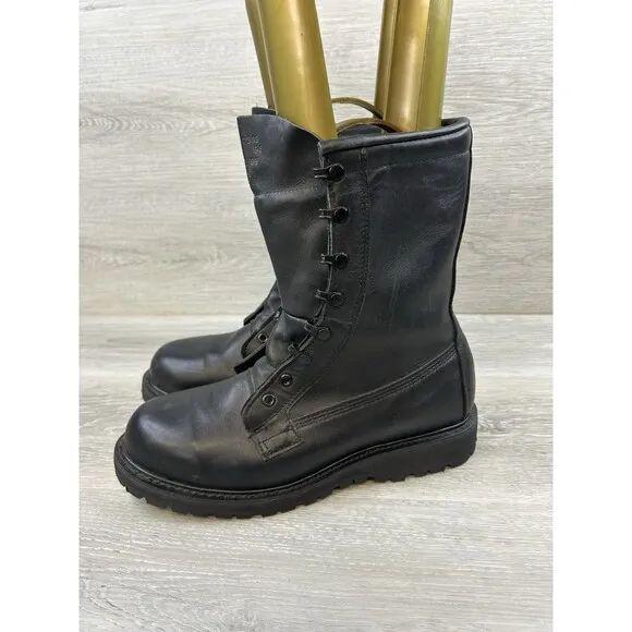 Bates Infrantry Combat Boots Army 01-D-0319  Black Gore-Tex Vibram Sole 9.5 R